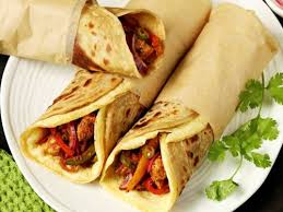 Chicken paratha roll